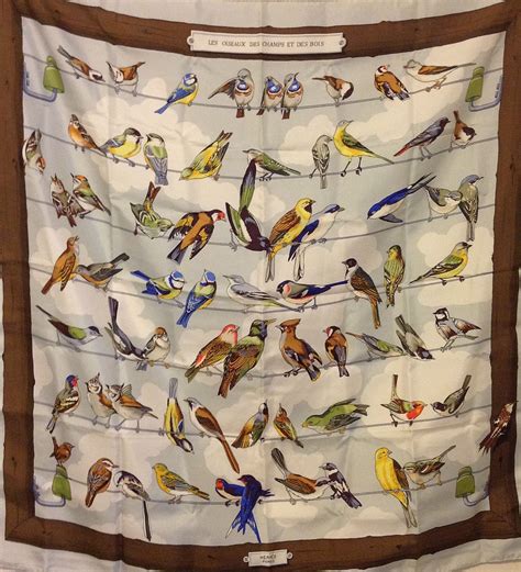 hermes scarf birds|hermes vintage scarves on sale.